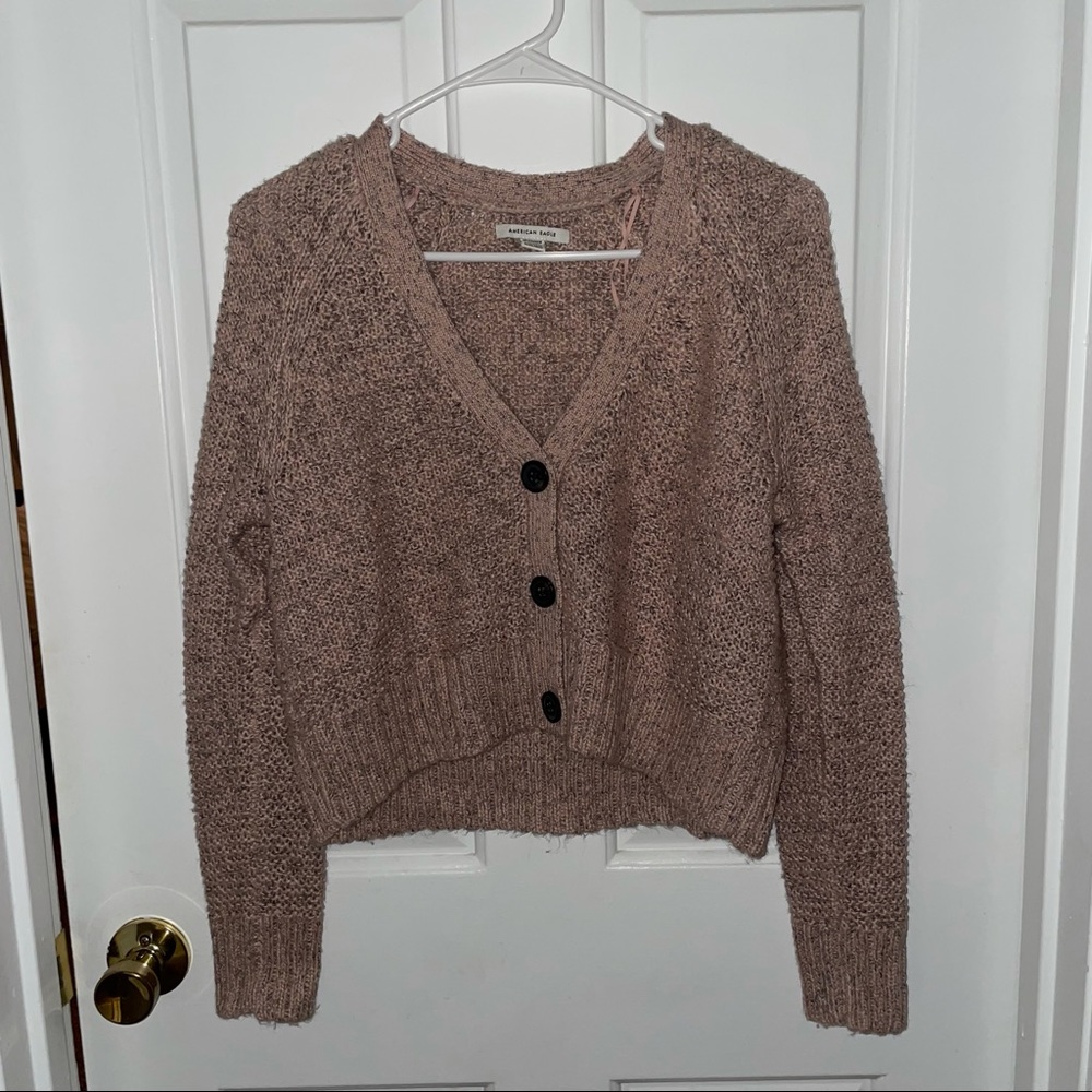 NWOT AEO Pink Sweater